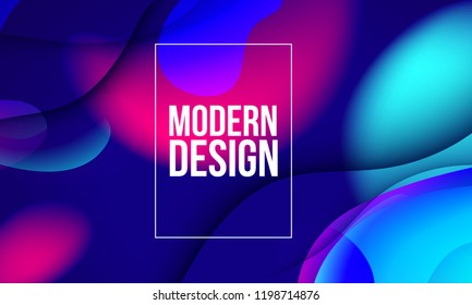 Vector geometric minimalistic abstract background, colorful gradient. colorful design liquids and shapes. Trendy vector illustration