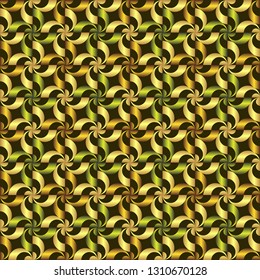 Vector geometric modern background. Trendy craft style illustration. 3d effect imitation