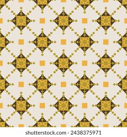 Vector - geometric motive seamless pattern, colored illustration.