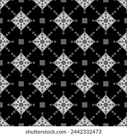 Vector - geometric motive seamless pattern, colored illustration.