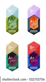 Modelos infográficos de opção geométrica de vetor