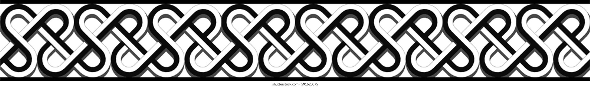 Vector Geometric ornament with curved stripes.
Abstract Seamless geometric Horizontal striped pattern.
Black texture. Moorish Design. Ornaments alhambra.
