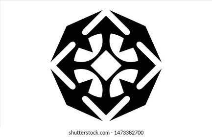 vector geometric ornament design element, EPS 10