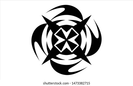 vector geometric ornament design element, EPS 10