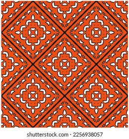 Vector geometric ornament in ethnic style. Seamless pattern with  abstract shapes, repeat tiles. Vintage retro texture. . Repeating pattern for decor, fabric,textile and fabric .