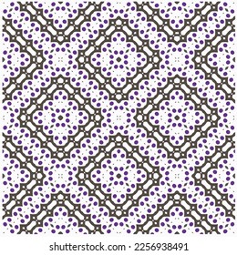 Vector geometric ornament in ethnic style. Seamless pattern with  abstract shapes, repeat tiles. Vintage retro texture. . Repeating pattern for decor, fabric,textile and fabric .
