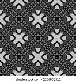 Ornamento geométrico vectorial de estilo étnico. Patrón transparente con formas abstractas, mosaicos repetidos. Textura retro vintage.Patrón repetitivo para decoración, tela, textil y tela.