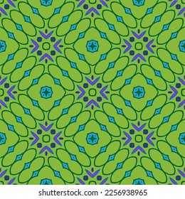 Ornamento geométrico vectorial de estilo étnico. Patrón transparente con formas abstractas, mosaicos repetidos. Textura retro vintage. ... Patrón recurrente para la decoración, tela, textil y tela.