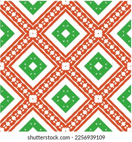 Vector geometric ornament in ethnic style. Seamless pattern with  abstract shapes, repeat tiles. Vintage retro texture. . Repeating pattern for decor, fabric,textile and fabric .
