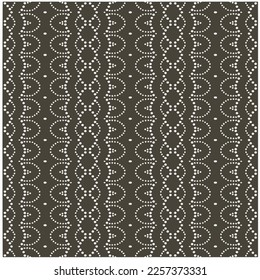 Vector geometric ornament in ethnic style. Seamless pattern with  abstract shapes, repeat tiles. Vintage retro texture.Repeating pattern for decor, fabric,textile and fabric.