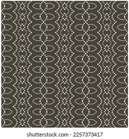Vector geometric ornament in ethnic style. Seamless pattern with  abstract shapes, repeat tiles. Vintage retro texture.Repeating pattern for decor, fabric,textile and fabric.