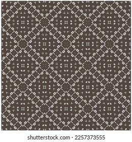 Vector geometric ornament in ethnic style. Seamless pattern with  abstract shapes, repeat tiles. Vintage retro texture.Repeating pattern for decor, fabric,textile and fabric.