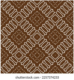 Vector geometric ornament in ethnic style. Seamless pattern with  abstract shapes, repeat tiles. Vintage retro texture.Repeating pattern for decor, fabric,textile and fabric.