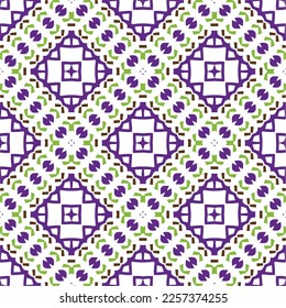 Vector geometric ornament in ethnic style. Seamless pattern with  abstract shapes, repeat tiles. Vintage retro texture.Repeating pattern for decor, fabric,textile and fabric.