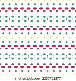 Vector geometric ornament in ethnic style. Seamless pattern with  abstract shapes, repeat tiles. Repeating pattern for decor, fabric,textile and fabric.