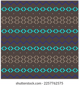 Vector geometric ornament in ethnic style. Seamless pattern with  abstract shapes, repeat tiles. Repeating pattern for decor, fabric,textile and fabric.