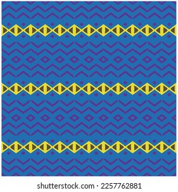 Vector geometric ornament in ethnic style. Seamless pattern with  abstract shapes, repeat tiles. Repeating pattern for decor, fabric,textile and fabric.