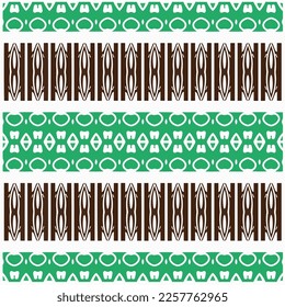 Vector geometric ornament in ethnic style. Seamless pattern with  abstract shapes, repeat tiles. Repeating pattern for decor, fabric,textile and fabric.