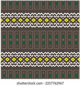Vektorgeometrische Ornamente im ethnischen Stil. Nahtloses Muster mit abstrakten Formen, wiederholten Fliesen. Wiederholung für Dekoration, Stoff, Textilien und Stoff.