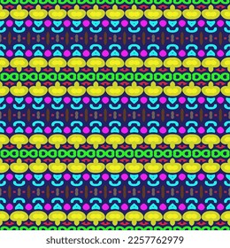 Ornamento geométrico vectorial de estilo étnico. Patrón transparente con formas abstractas, mosaicos repetidos. Textura retro vintage.Patrón repetitivo para decoración, tela, textil y tela.
