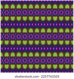 Vector geometric ornament in ethnic style. Seamless pattern with  abstract shapes, repeat tiles. Vintage retro texture.Repeating pattern for decor, fabric,textile and fabric.