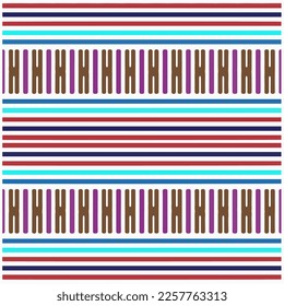 Vector geometric ornament in ethnic style. Seamless pattern with  abstract shapes, repeat tiles. Vintage retro texture.Repeating pattern for decor, fabric,textile and fabric.