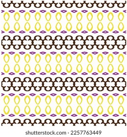 Vector geometric ornament in ethnic style. Seamless pattern with  abstract shapes, repeat tiles. Repeating pattern for decor, fabric,textile and fabric.