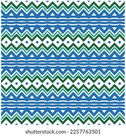 Vector geometric ornament in ethnic style. Seamless pattern with  abstract shapes, repeat tiles. Repeating pattern for decor, fabric,textile and fabric.