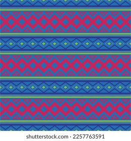 Vektorgeometrische Ornamente im ethnischen Stil. Nahtloses Muster mit abstrakten Formen, wiederholten Fliesen. Wiederholung für Dekoration, Stoff, Textilien und Stoff.