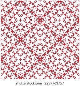 Vector geometric ornament in ethnic style. Seamless pattern with  abstract shapes, repeat tiles. Vintage retro texture.Repeating pattern for decor, fabric,textile and fabric.