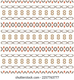 Ornamento geométrico vectorial de estilo étnico. Patrón transparente con formas abstractas, mosaicos repetidos. Patrón repetitivo de decoración, tela, tejido y tela.