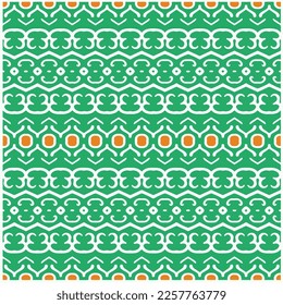 Ornamento geométrico vectorial de estilo étnico. Patrón transparente con formas abstractas, mosaicos repetidos. Patrón repetitivo de decoración, tela, tejido y tela.