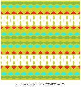 Vector geometric ornament in ethnic style. Seamless pattern with  abstract shapes, repeat tiles. Repeating pattern for decor, fabric,textile and fabric.