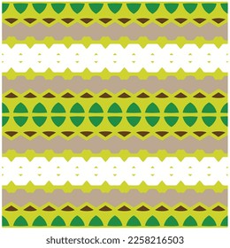 Vektorgeometrische Ornamente im ethnischen Stil. Nahtloses Muster mit abstrakten Formen, wiederholten Fliesen. Wiederholung für Dekoration, Stoff, Textilien und Stoff.