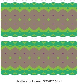 Vektorgeometrische Ornamente im ethnischen Stil. Nahtloses Muster mit abstrakten Formen, wiederholten Fliesen. Wiederholung für Dekoration, Stoff, Textilien und Stoff.