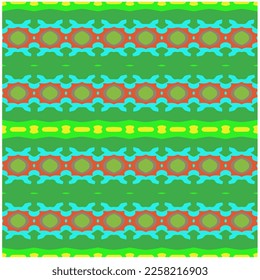 Vector geometric ornament in ethnic style. Seamless pattern with  abstract shapes, repeat tiles. Repeating pattern for decor, fabric,textile and fabric.