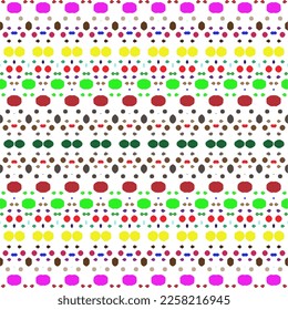 Vector geometric ornament in ethnic style. Seamless pattern with  abstract shapes, repeat tiles. Repeating pattern for decor, fabric,textile and fabric.