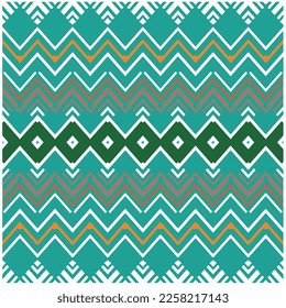 Vector geometric ornament in ethnic style. Seamless pattern with  abstract shapes, repeat tiles. Repeating pattern for decor, fabric,textile and fabric.