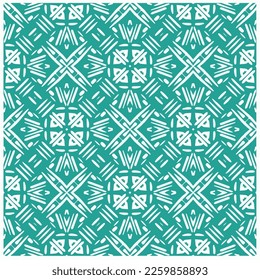 Ornamento geométrico vectorial de estilo étnico. Patrón transparente con formas abstractas, mosaicos repetidos. Patrón repetitivo de decoración, textil y de tela.
