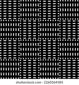 Ornamento geométrico vectorial de estilo étnico. Patrón sin brillo con formas abstractas,Color negro y blanco. Patrón repetitivo de decoración, textil y de tela.