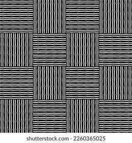 Ornamento geométrico vectorial de estilo étnico. Patrón sin brillo con formas abstractas,Color negro y blanco. Patrón repetitivo de decoración, textil y de tela.