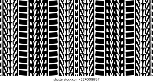 Vector geometric ornament in ethnic style. Seamless pattern with  abstract shapes. Black and white geometric  wallpaper. Repeating pattern for decor, textile and fabric.Abstraction art.