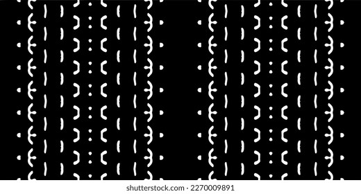 Vector geometric ornament in ethnic style. Seamless pattern with  abstract shapes. Black and white geometric  wallpaper. Repeating pattern for decor, textile and fabric.Abstraction art.