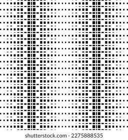 Ornamento geométrico vectorial de estilo étnico. Patrón sin brillo con formas abstractas. Papel de pared geométrico en blanco y negro. Patrón repetitivo de decoración, textil y de tela.Arte abstracto.