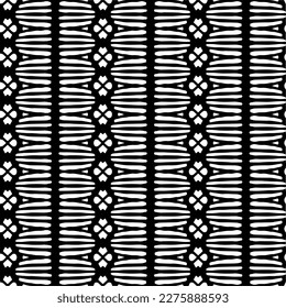 Ornamento geométrico vectorial de estilo étnico. Patrón sin brillo con formas abstractas. Papel de pared geométrico en blanco y negro. Patrón repetitivo de decoración, textil y de tela.Arte abstracto.