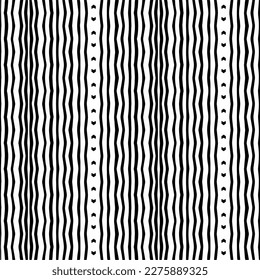 Vector geometric ornament in ethnic style. Seamless pattern with  abstract shapes. Black and white geometric  wallpaper. Repeating pattern for decor, textile and fabric.Abstraction art.