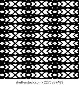 Ornamento geométrico vectorial de estilo étnico. Patrón sin brillo con formas abstractas. Papel de pared geométrico en blanco y negro. Patrón repetitivo de decoración, textil y de tela.Arte abstracto.