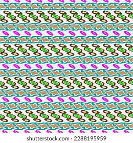 Vector geometric ornament in ethnic style. Seamless pattern with  abstract shapes, repeat tiles. Repeating pattern for decor, textile and fabric.