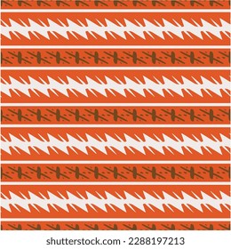 Vektorgeometrische Ornamente im ethnischen Stil. Nahtloses Muster mit abstrakten Formen, wiederholten Fliesen. Wiederholte Muster für Dekoration, Textilien und Stoff.