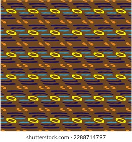 Ornamento geométrico vectorial de estilo étnico. Patrón transparente con formas abstractas, mosaicos repetidos. Patrón repetitivo de decoración, textil y de tela.